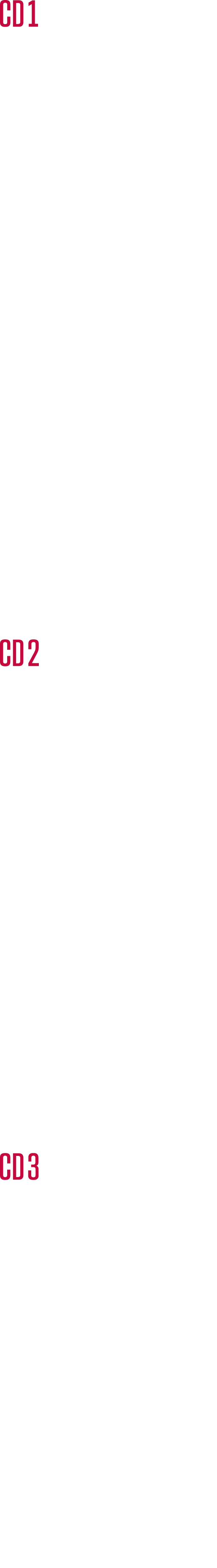 TRACK LIST